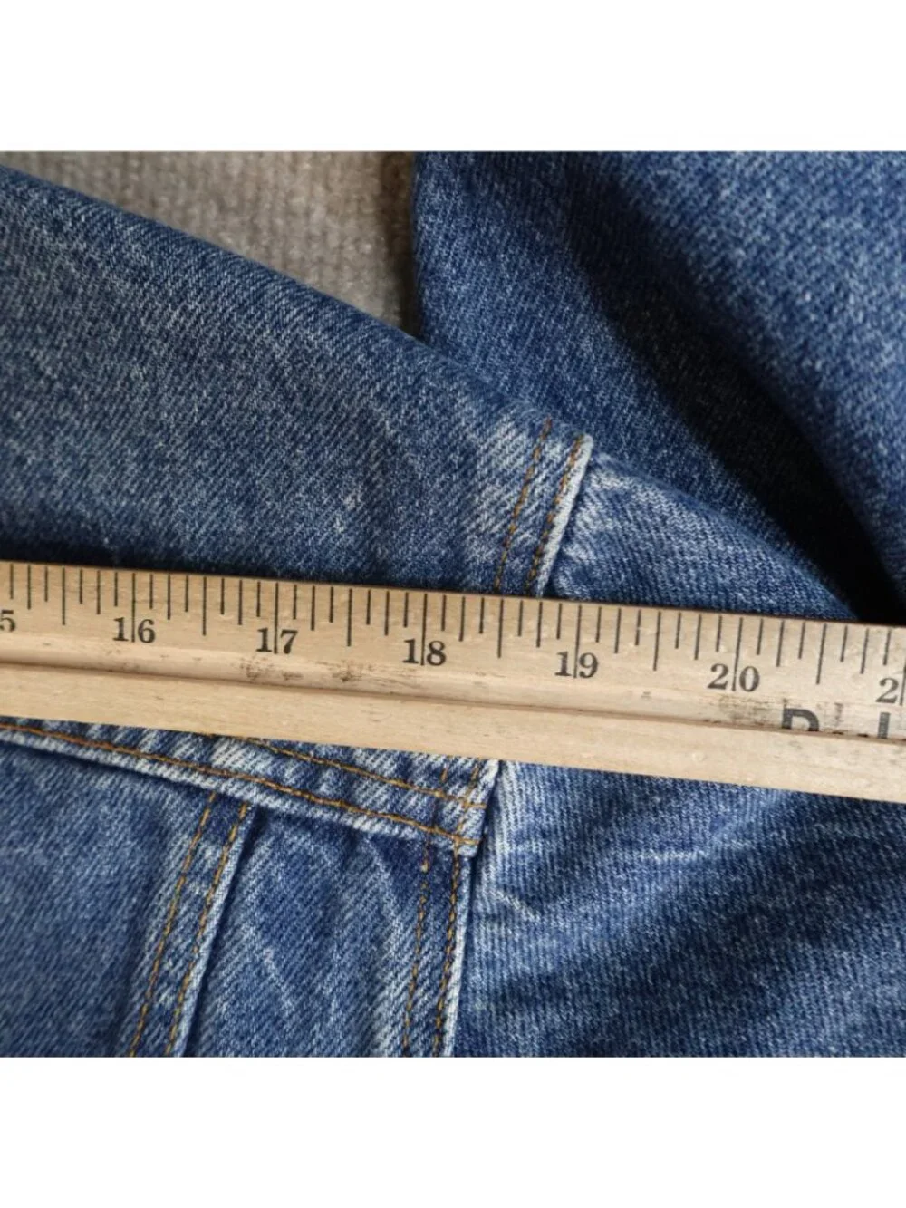 Levi's Jacket Large Blue Denim Trucker Type 3 71506 Vintage